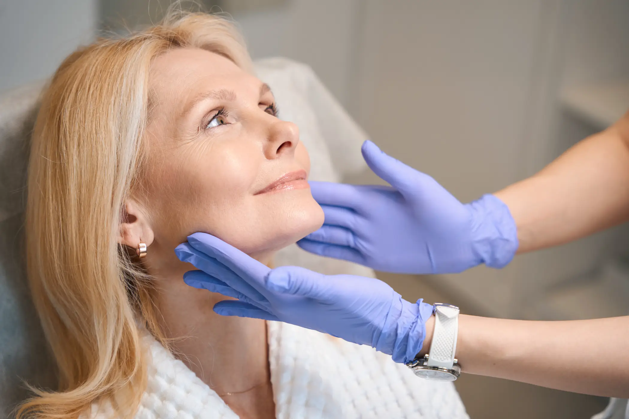 smooth PDO thread treatment with numbing and personalized facial assessment